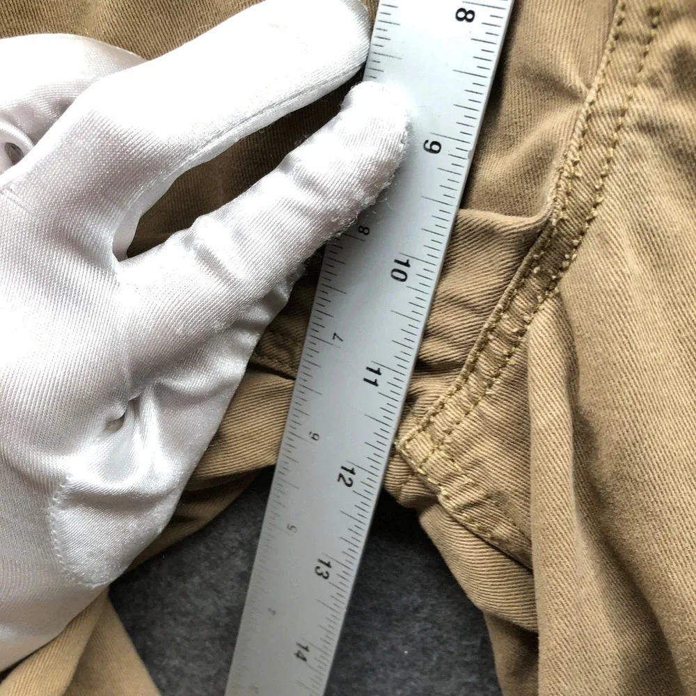 Vintage Y2K Hurley Cargo Shorts Mens 32 Tan Brown Southwestern Trim Surf Skate
